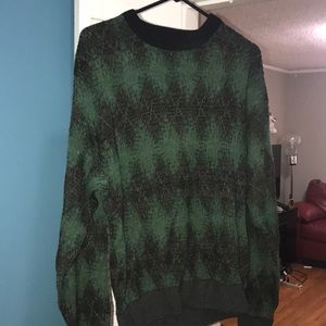 Vintage knit pattern sweater